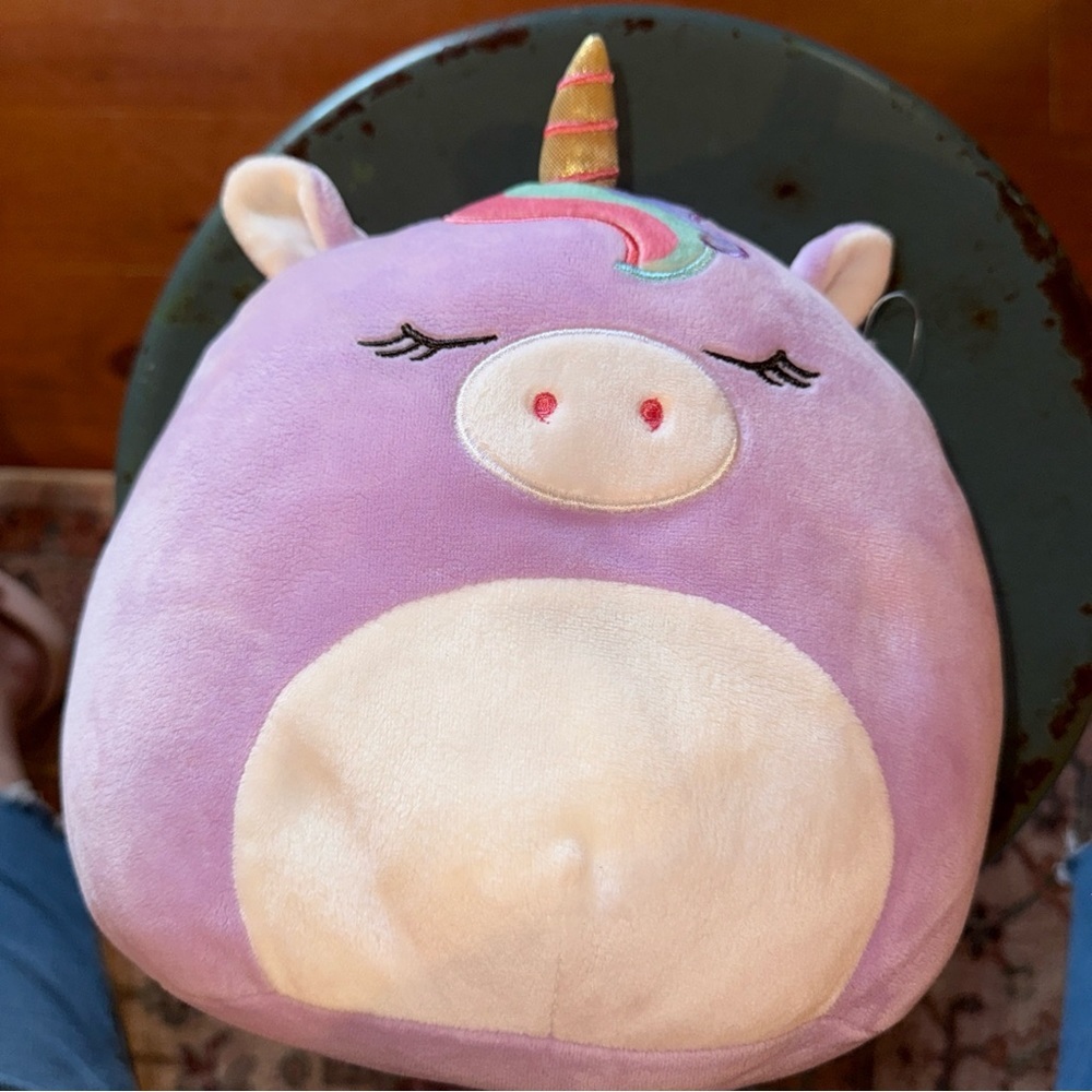 Squishmallow Sylvia The Purple Unicorn 8"plush kid stuffed animal